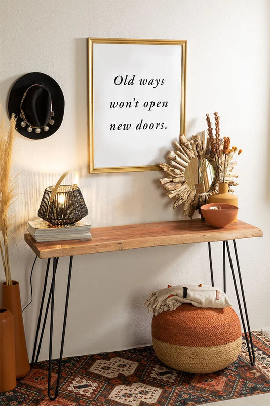 Recycled Wood Console Pek